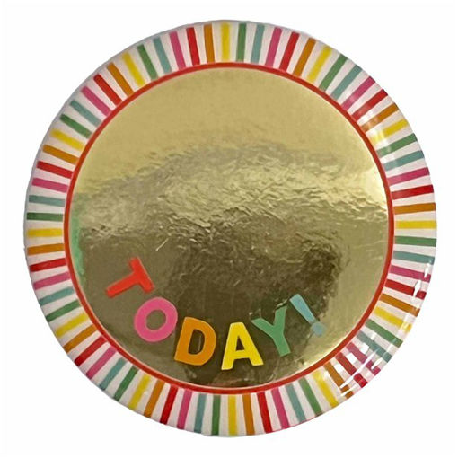 Picture of ADD AN AGE GOLD BIRTHDAY BADGE - 6CM